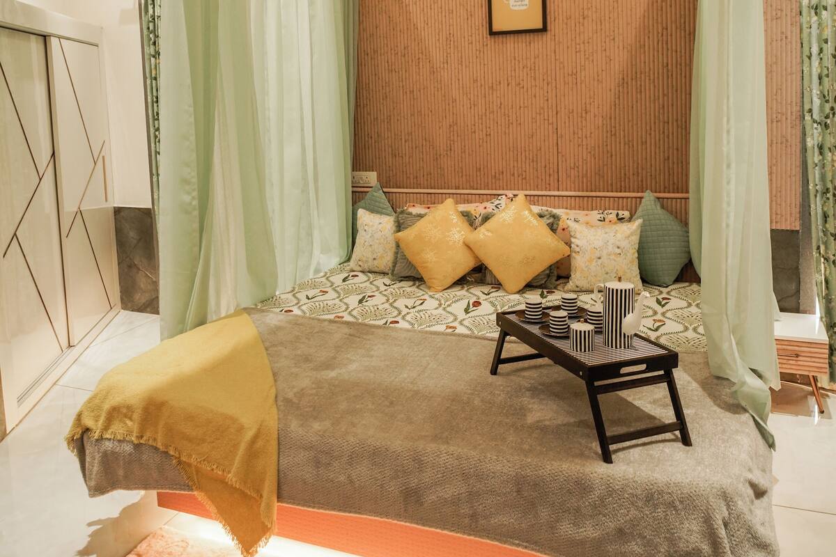 Chambre Double Deluxe, patio, vue jardin