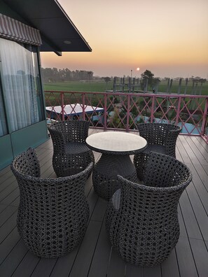 Luxury Double Room, Patio, Garden View