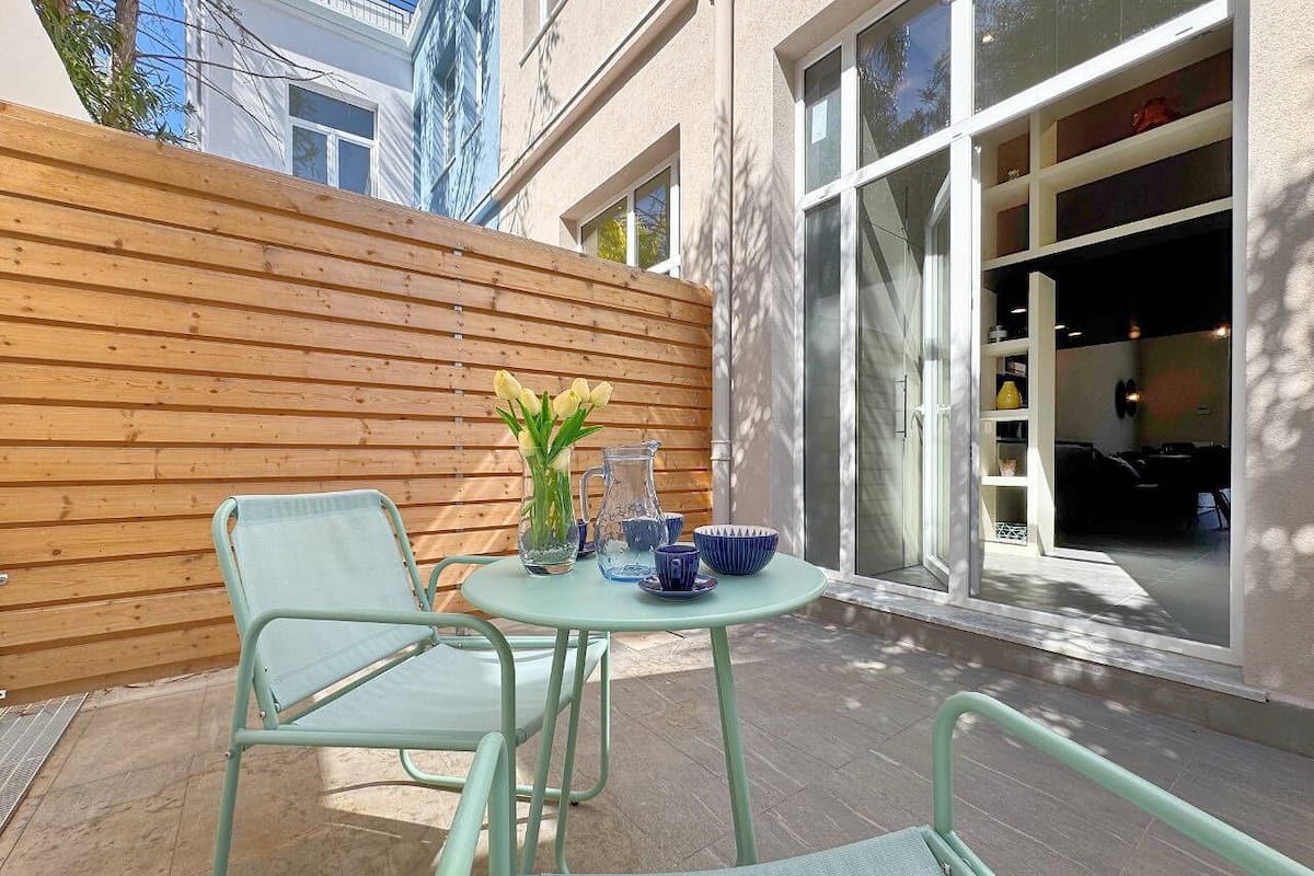 Apartamento básico | Terraço/pátio