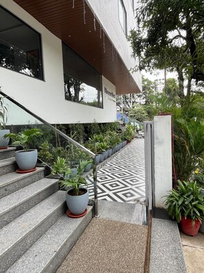 Façade de l’hébergement