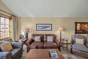 TV, fireplace, offices