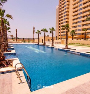 Apartment | 1 bedroom - Central 1BR in JVC w Pool Near Dubai Sports City (Dubai)