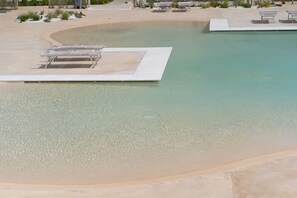 Una piscina riscaldata