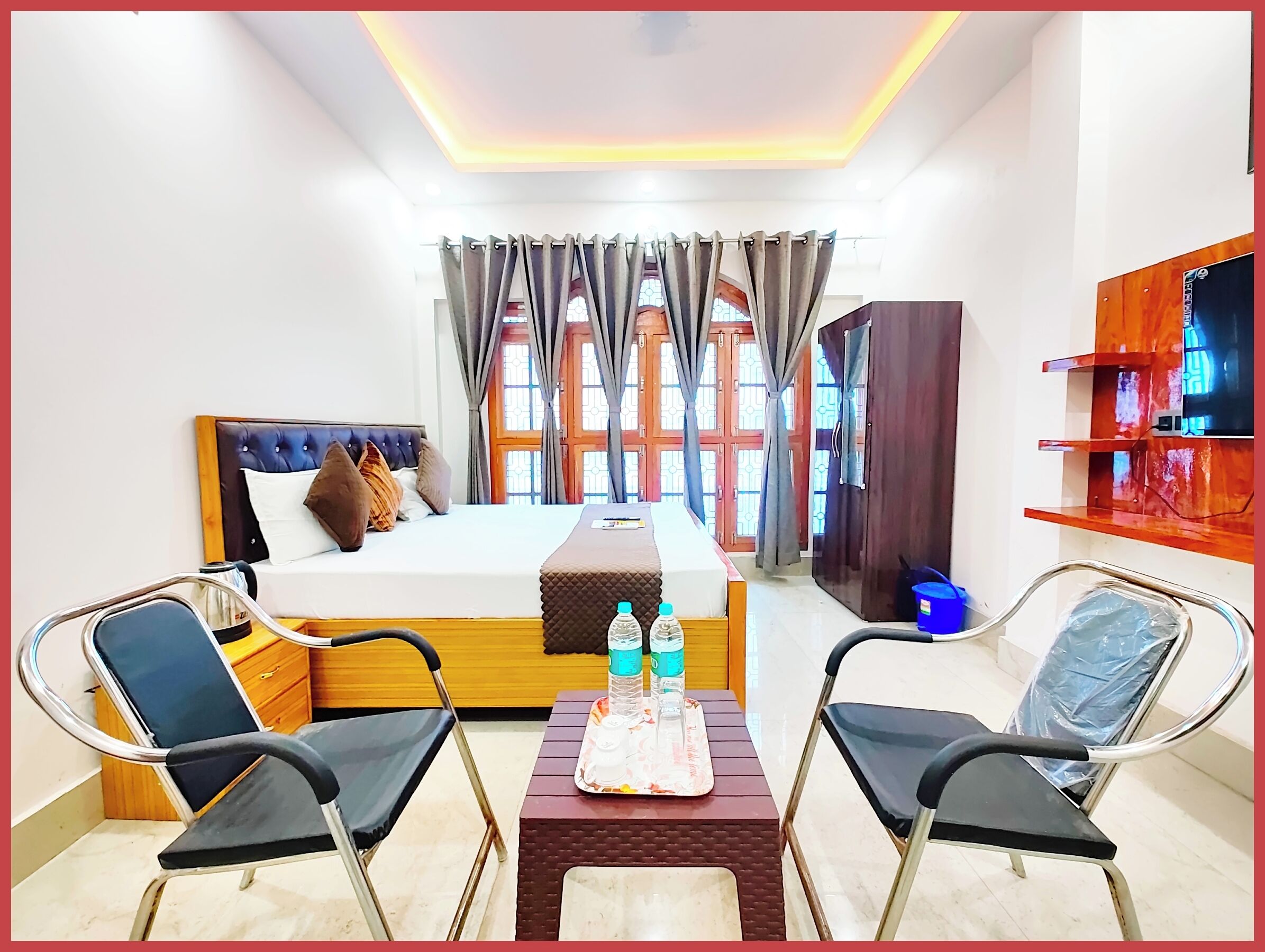 Dobbeltrom – deluxe, aircondition | Allergitestet sengetøy og wi-fi (inkludert)