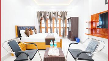 Tremannsrom – deluxe, aircondition | Allergitestet sengetøy og wi-fi (inkludert)