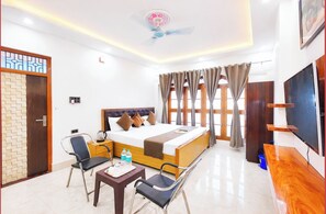 Deluxe Double Room, Multiple Beds, Air conditioning | View from room -  Hotel Mateshwari Palace Ayodhya (Faizabad)