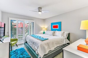 2 bedrooms, iron/ironing board, free WiFi, bed sheets