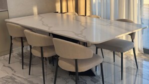 Apartment, 3 Bedrooms, Accessible, Smoking | Dining - Day Lux 57 - Luxury Penthouse (Sarandë)