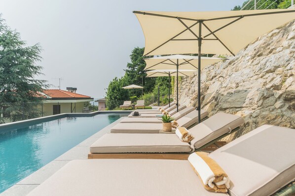 Una piscina riscaldata
