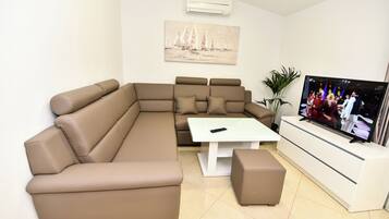 Villa, 5 Schlafzimmer, Raucher, eigener Pool | Wohnzimmer