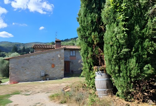Room 'Rosa I Cipressi' with Shared Garden, Wi-Fi and Air Conditioning