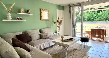 T4 + Piscine à 1,9km des plages