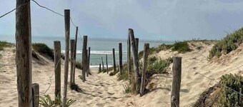 T4 + Piscine à 1,9km des plages