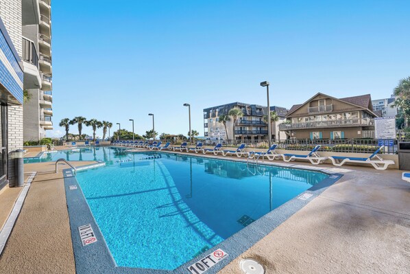 Indoor pool, outdoor pool