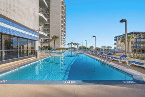 Indoor pool, outdoor pool