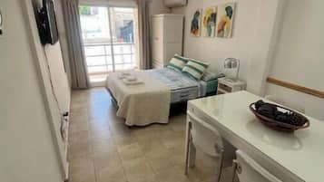 1 dormitorio, Internet, ropa de cama