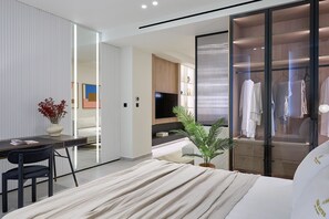 1 slaapkamer, een bureau, een strijkplank/strijkijzer, gratis wifi