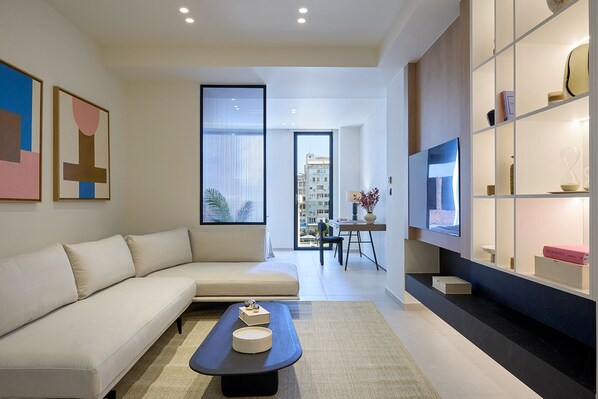 Televisie en een kantoor