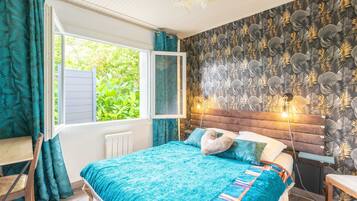 2 habitaciones, tabla de planchar con plancha y wifi