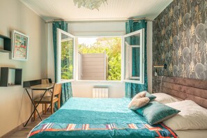 2 habitaciones, tabla de planchar con plancha y wifi 