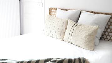 5 chambres, fer et planche Ă repasser, Wi-Fi, draps fournis