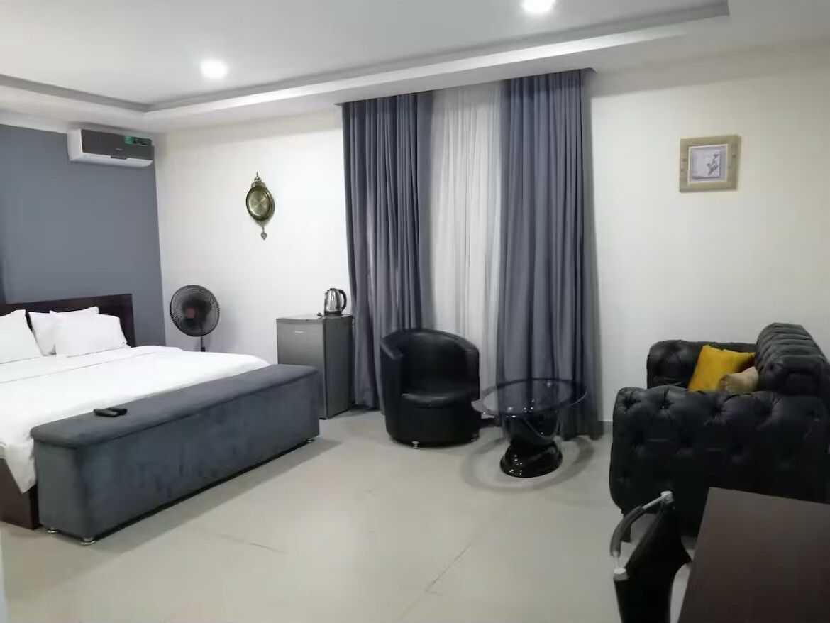 1 soveværelse, skrivebord, strygejern/strygebræt, gratis Wi-Fi