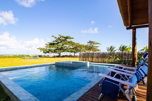 Seaside House in Milagres for 13 People