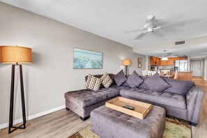Condo, Multiple Beds (Ram Sea I 405) | Living area - Ram Sea I 405 (North Redington Beach)