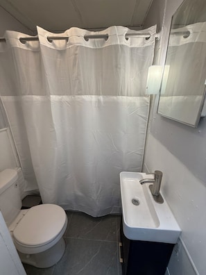 Towels, soap, toilet paper