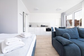 1 chambre, fer et planche à repasser, lit parapluie, Wi-Fi gratuit