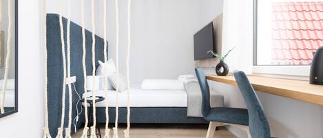 1 dormitorio, tabla de planchar con plancha, cuna de viaje y wifi gratis