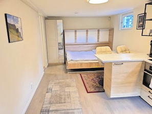 1 室のベッドルーム、WiFi、ベッドシーツ
