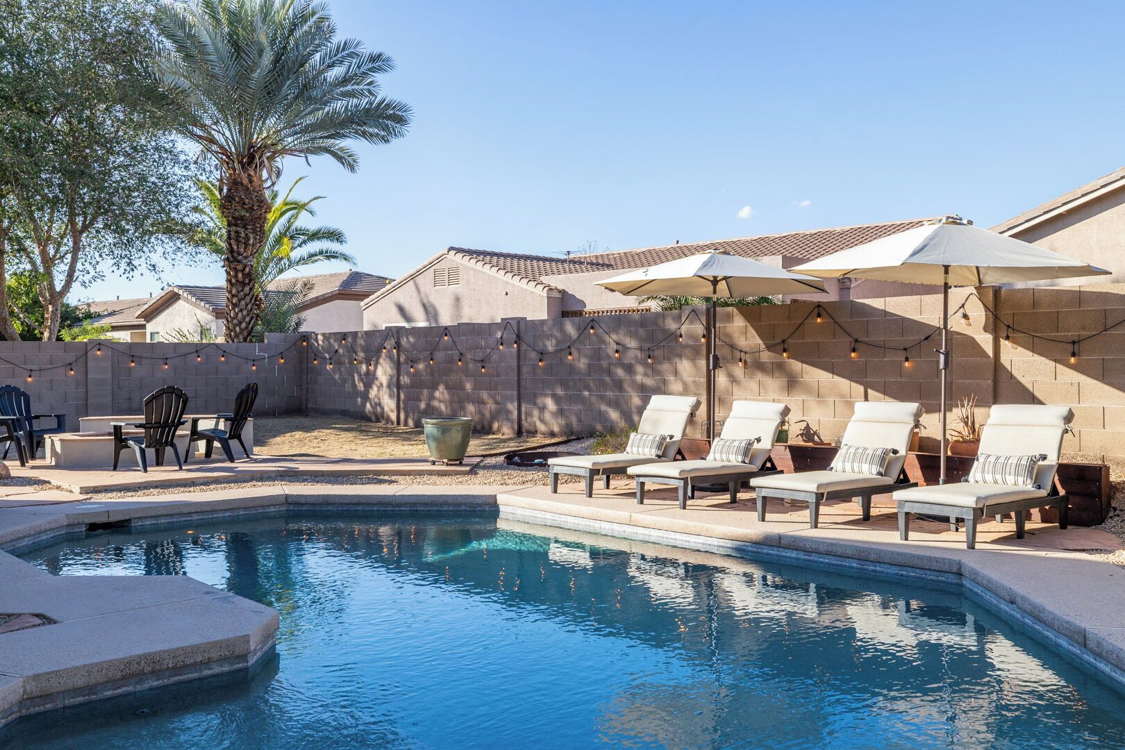 Una piscina climatizada