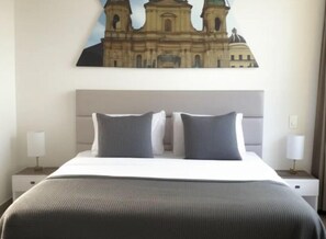Economy Apartment | In-room safe, desk, soundproofing, iron/ironing board - Edificio Area 98 (Bogotá)
