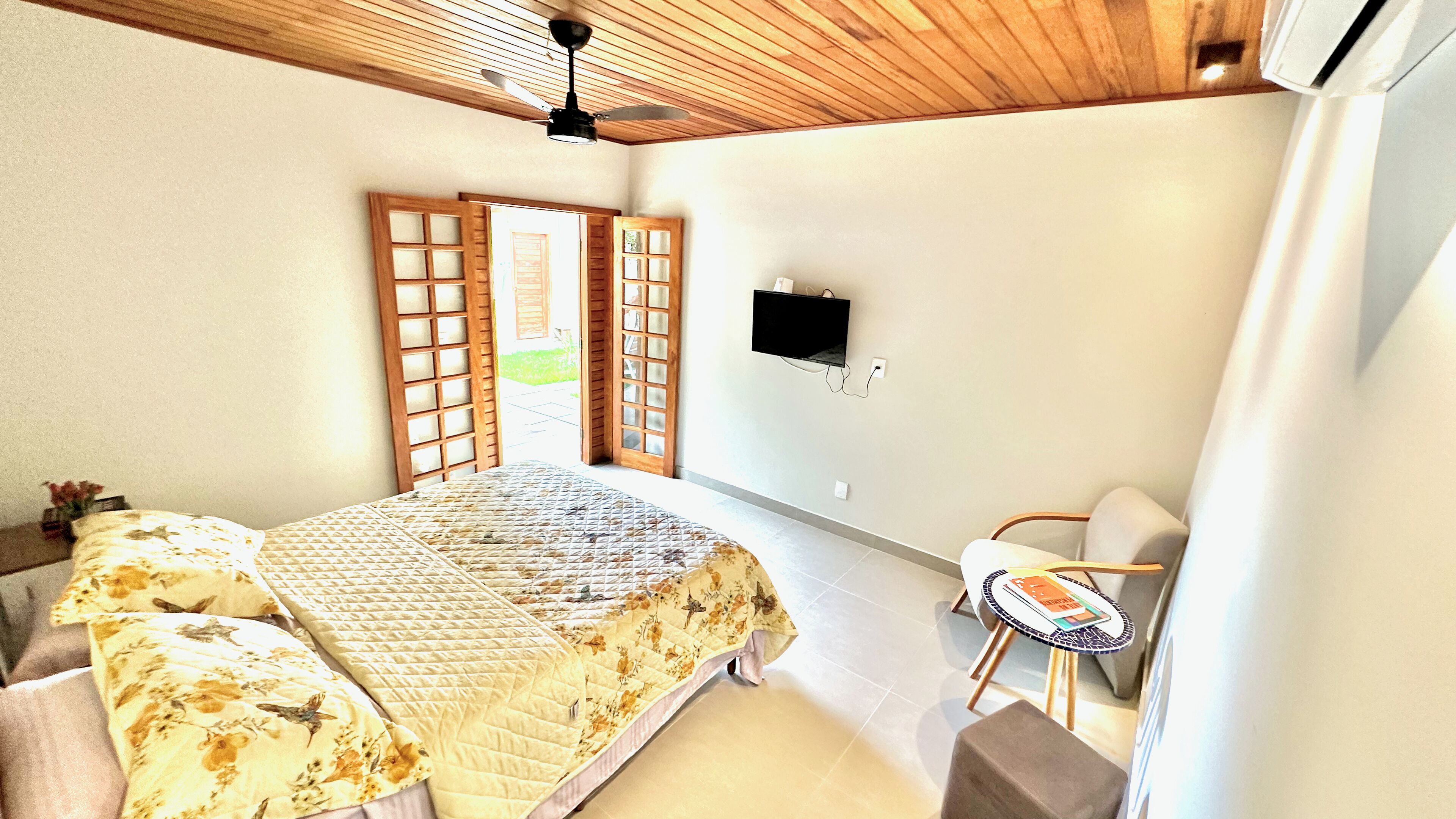 Habitación doble superior, aire acondicionado, vista al jardín | Wifi gratis 