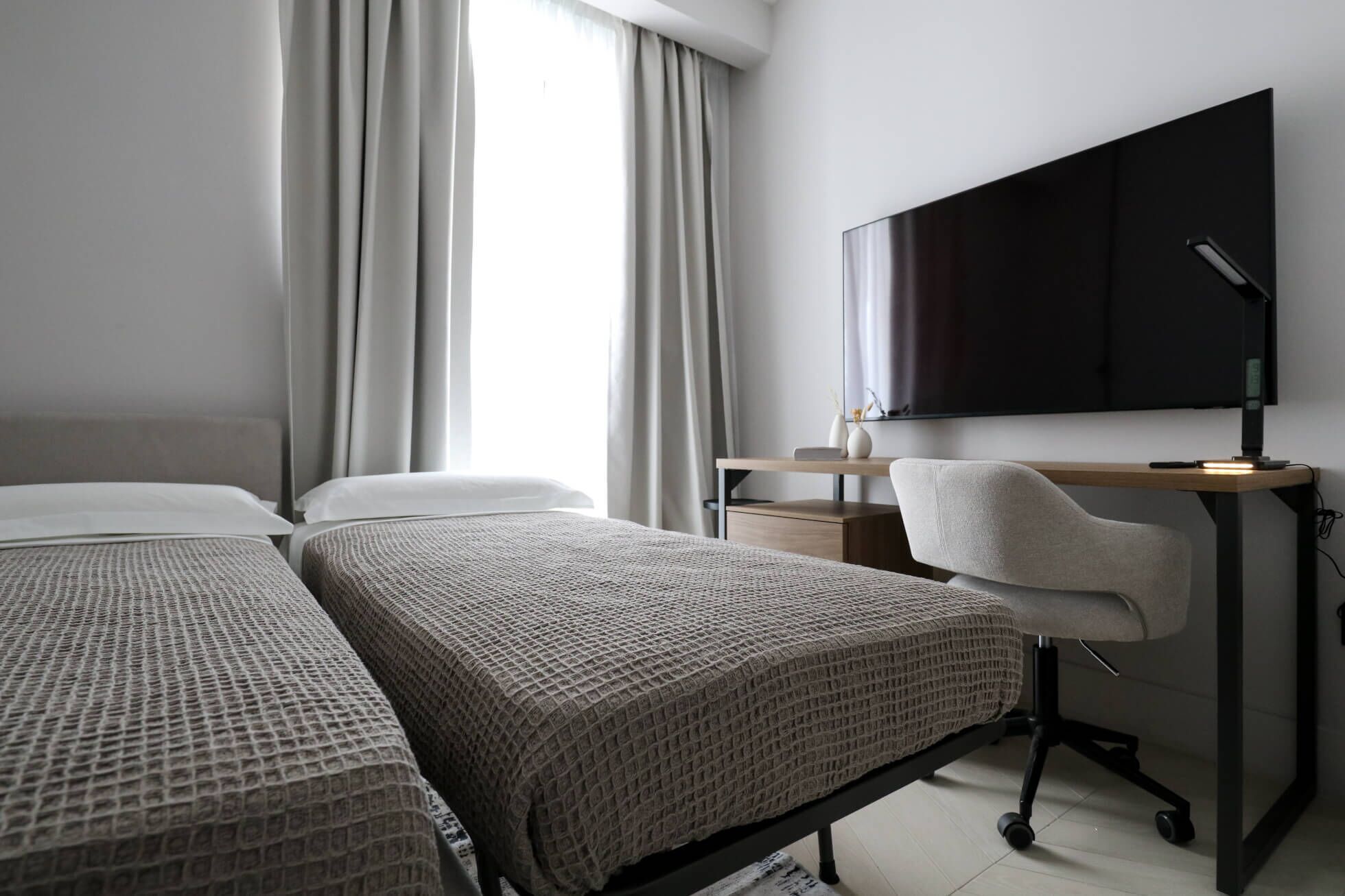 2 Schlafzimmer, Zimmersafe, Bügeleisen/Bügelbrett, Reisekinderbett