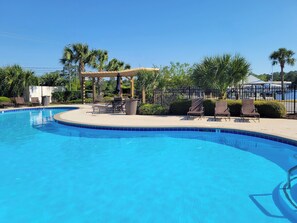 Indoor pool, a heated pool