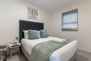 2 bedrooms, in-room safe, iron/ironing board, WiFi