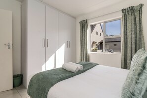 2 bedrooms, in-room safe, iron/ironing board, WiFi