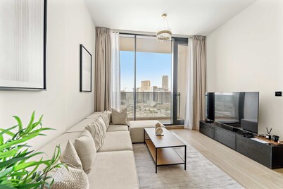 Modern 1BR in JVC with Pool Gym and Parking