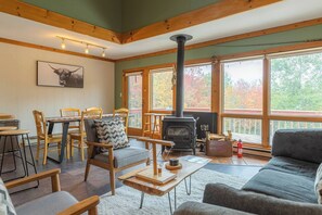 Fernseher, Kamin, Videospiele, Tischtennisplatte