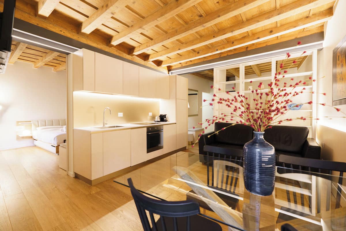 Appartement Confort, vue ville | Coin séjour