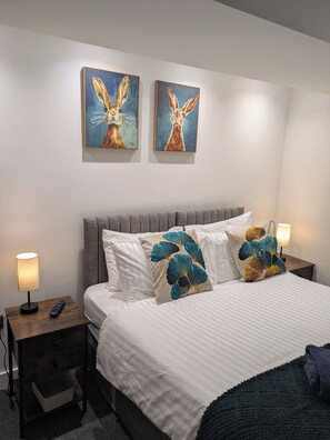 2 bedrooms, iron/ironing board, travel crib, free WiFi