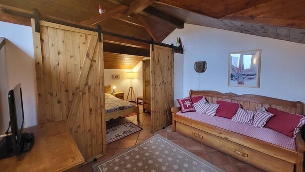 1 bedroom, WiFi - 100m from ski slopes, 2nd floor, balcony, tv, ski locker, 44m², Montgenèvre (Montgenèvre)