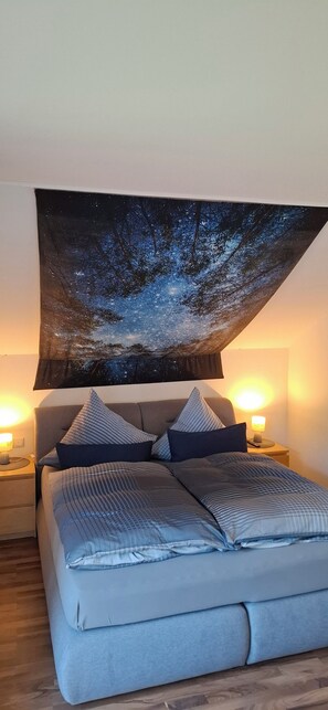 4 bedrooms, iron/ironing board, travel cot, free WiFi