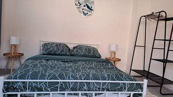 2 chambres, lit parapluie, Wi-Fi, draps fournis