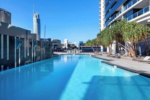 Indoor pool - Circle on Cavill - 1 Bedroom + Open Study - Low Floor (Up to Level 8) (Surfers Paradise)