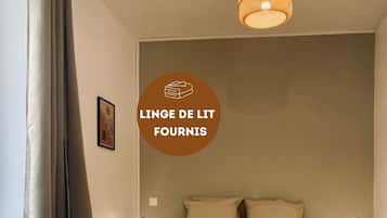 1 chambre, accès Internet, draps fournis