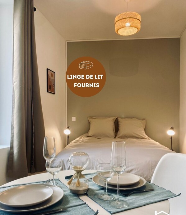 1 slaapkamer, internet, beddengoed