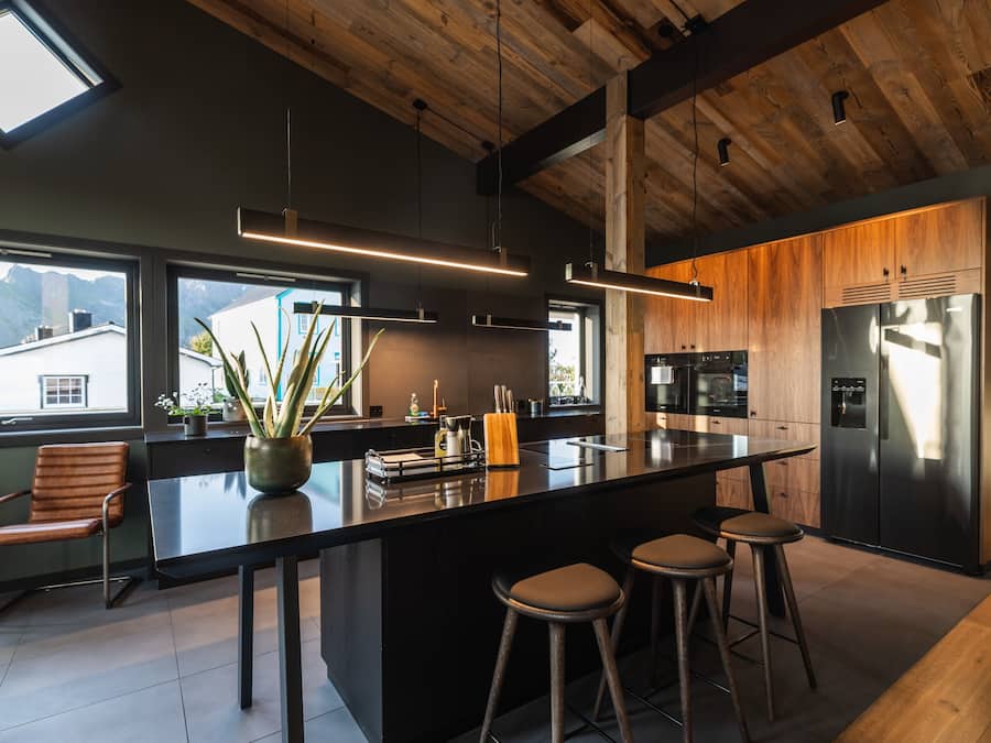 Festvaagtind | Private kitchen | Full-sized fridge, toaster, cleaning supplies